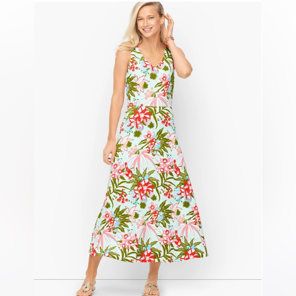 Talbots Jersey Maxi Dress - Tropical Floral
Medium Petite